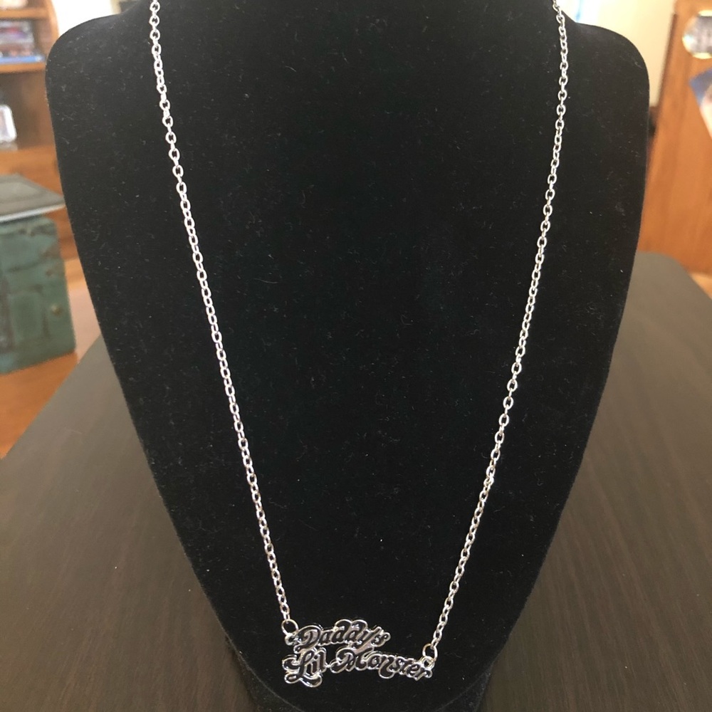 Harley Quinn Daddy’s Little Monster Necklace